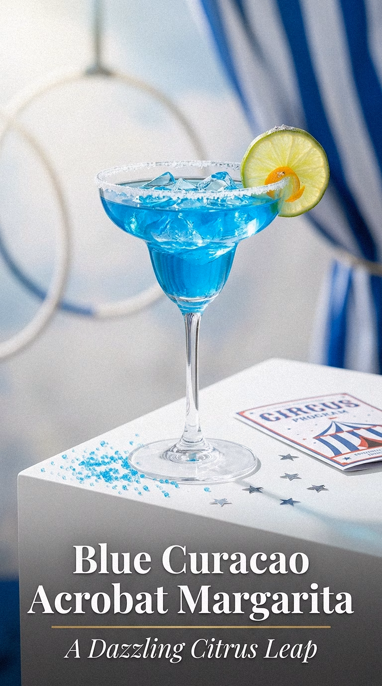 Blue Curacao Acrobat Margarita