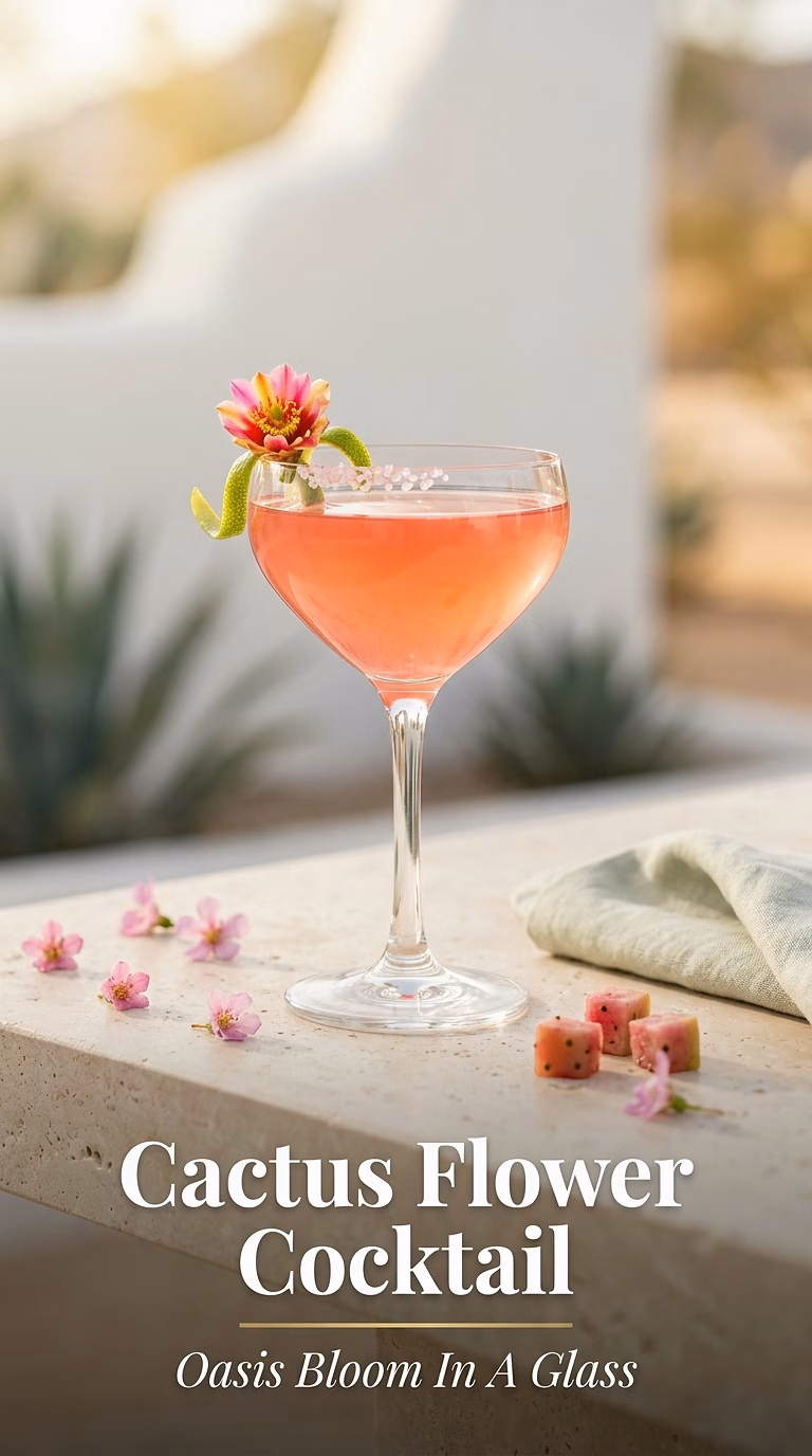 Cactus Flower Cocktail