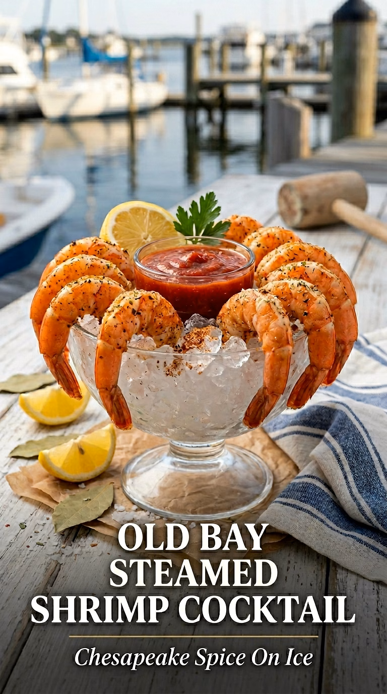Old Bay Steamed Shrimp Cocktail