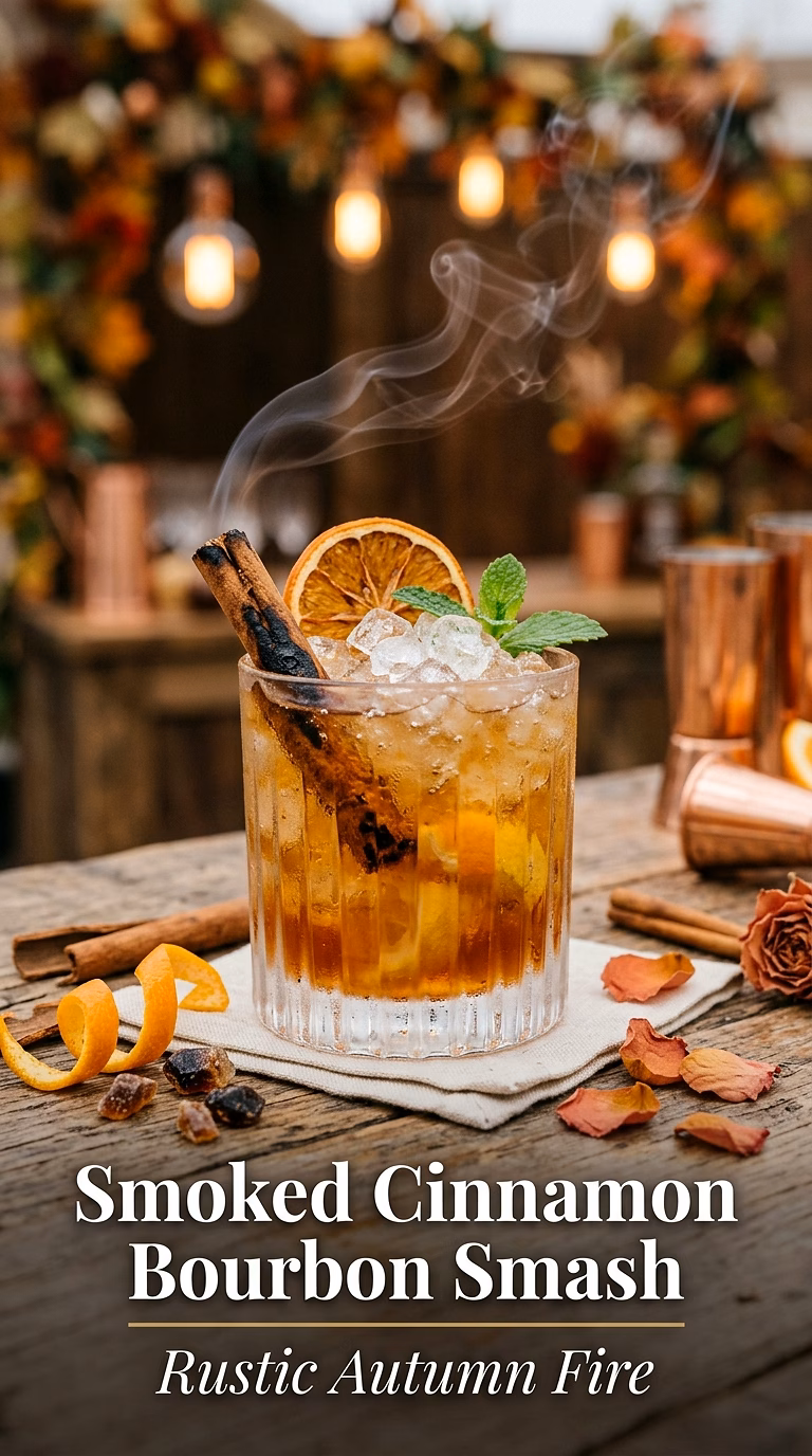 Smoked Cinnamon Bourbon Smash