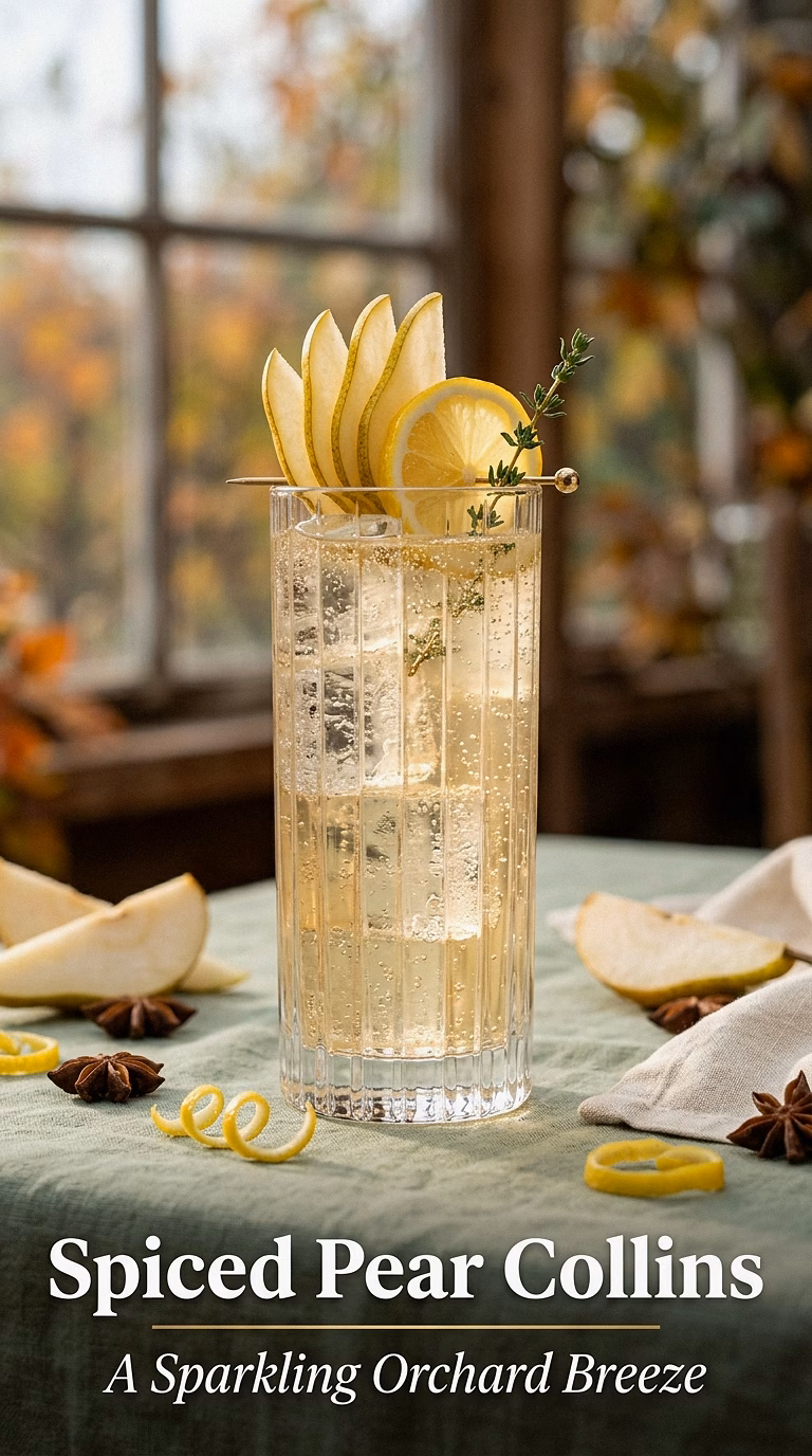 Spiced Pear Collins
