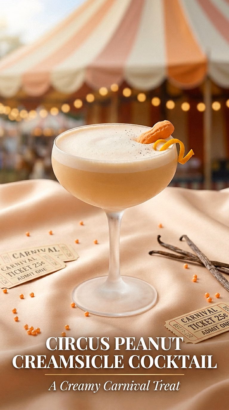 Circus Peanut Creamsicle Cocktail
