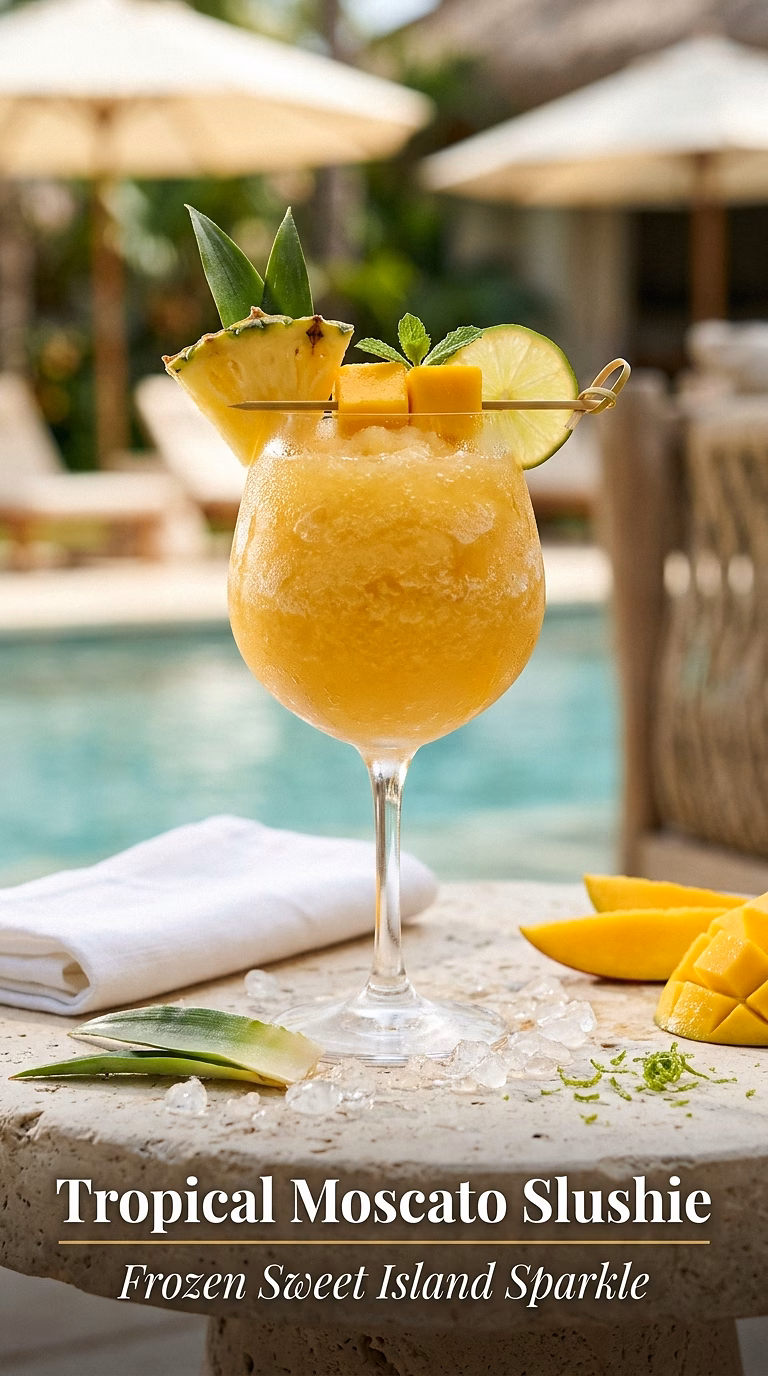 Tropical Moscato Slushie