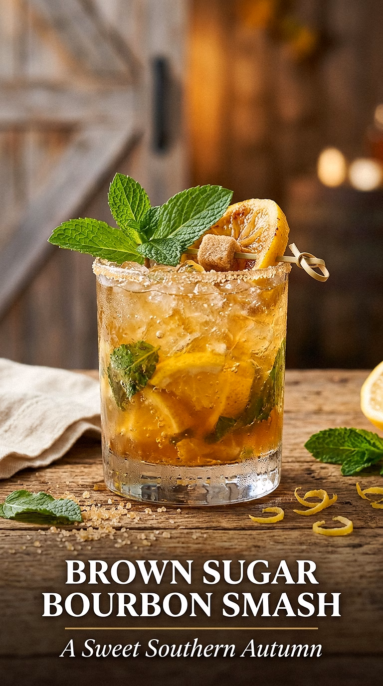 Brown Sugar Bourbon Smash