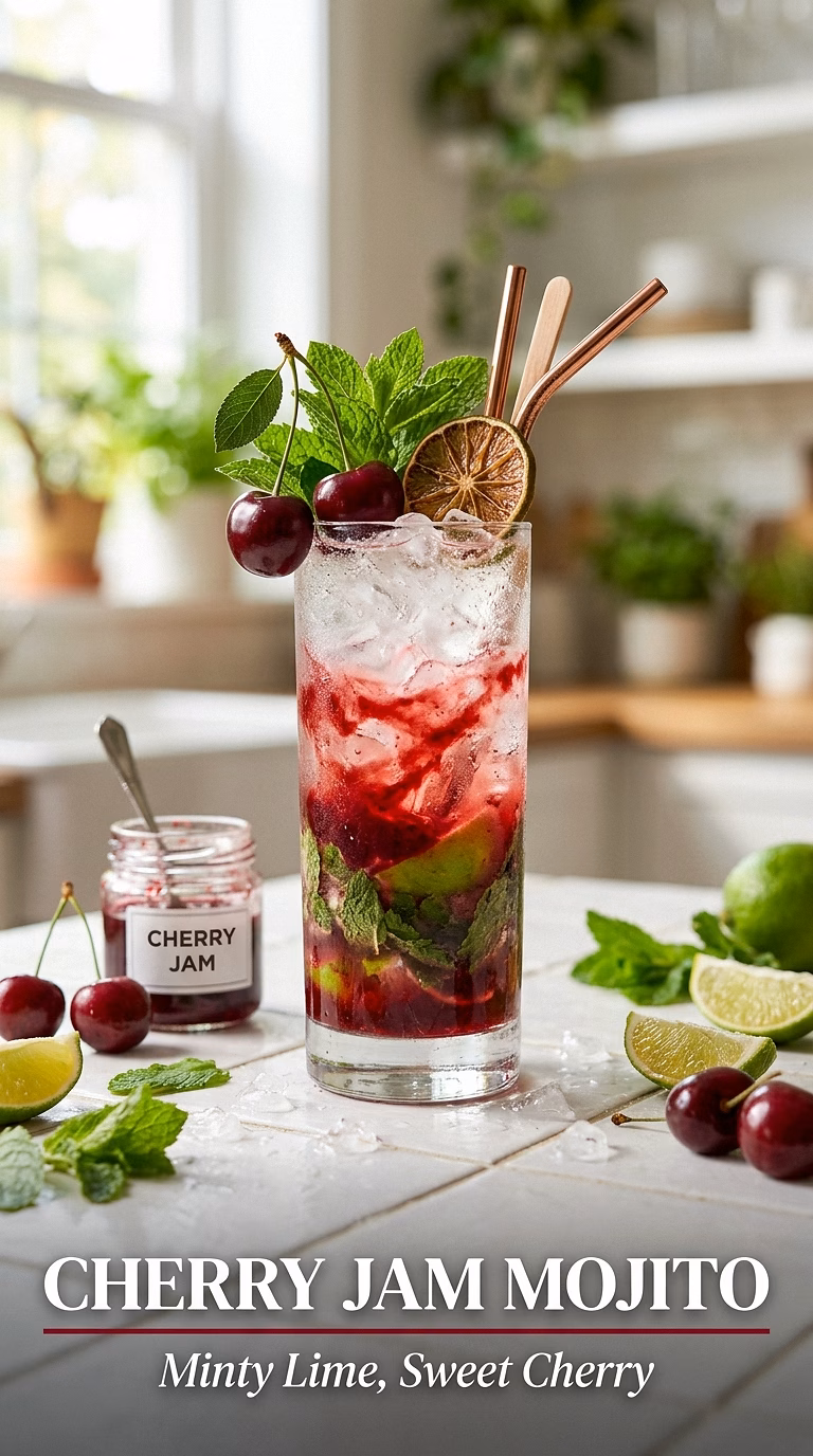 Cherry Jam Mojito