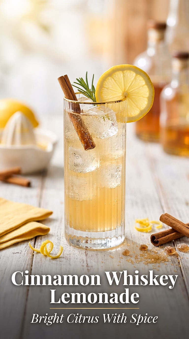 Cinnamon Whiskey Lemonade