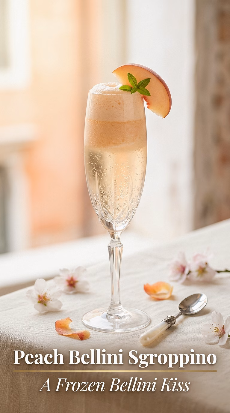 Peach Bellini Sgroppino