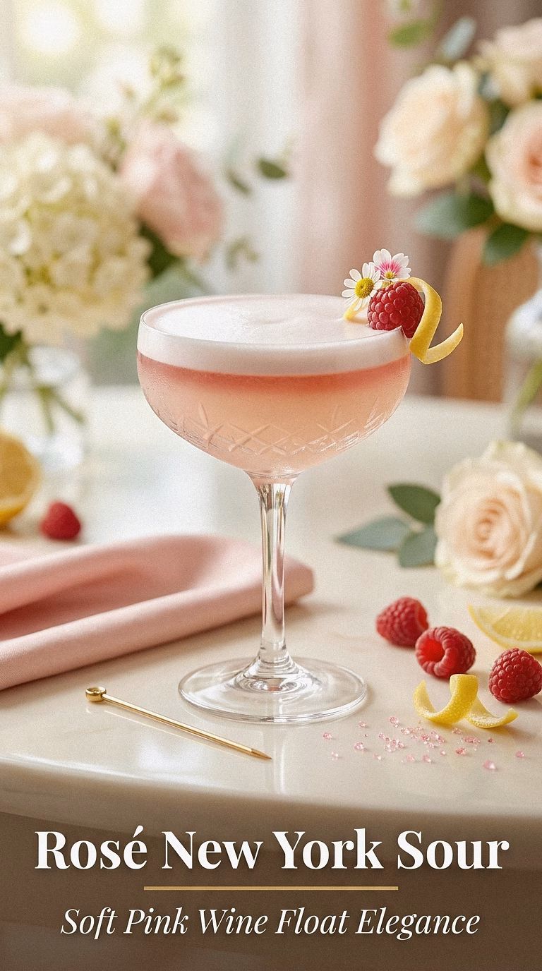 Rosé New York Sour