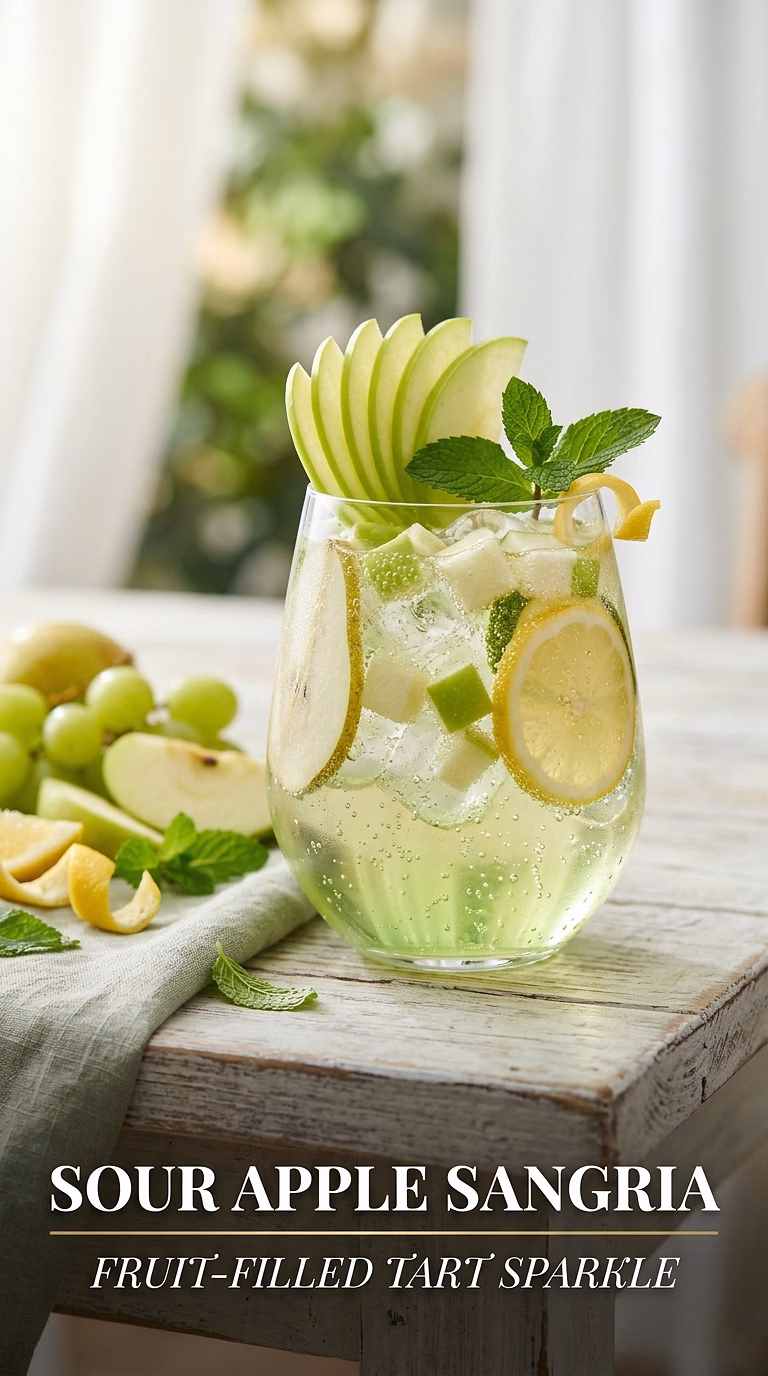 Sour Apple Sangria