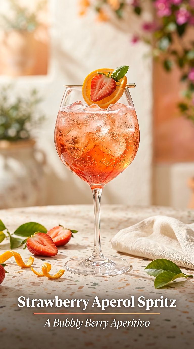 Strawberry Aperol Spritz