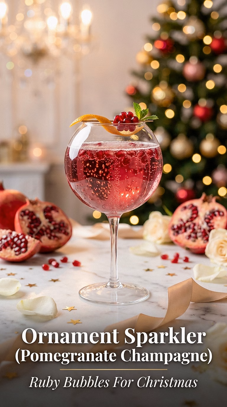 Ornament Sparkler (Pomegranate Champagne)