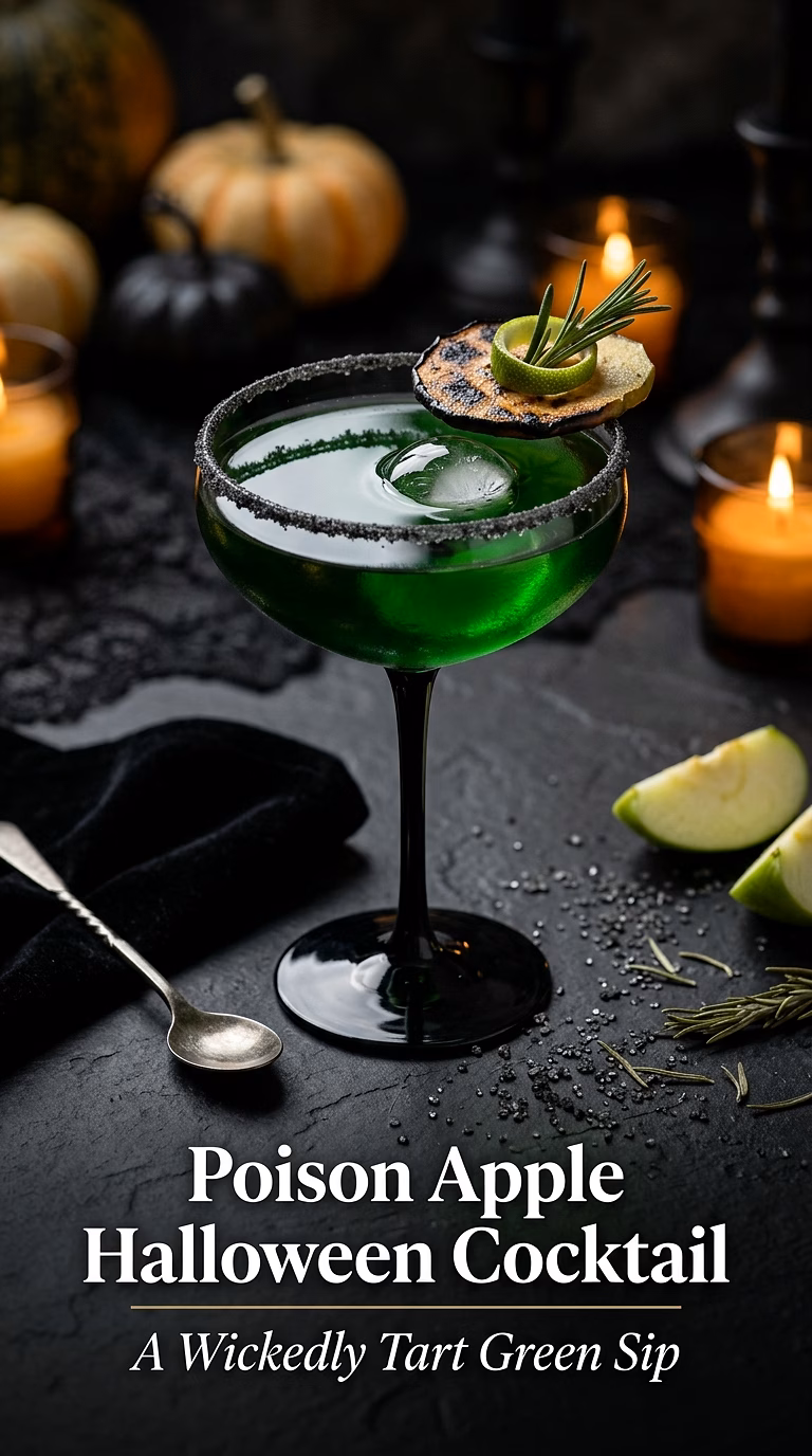 Poison Apple Halloween Cocktail