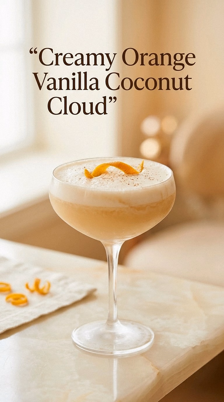 Creamy Orange Vanilla Coconut Cloud