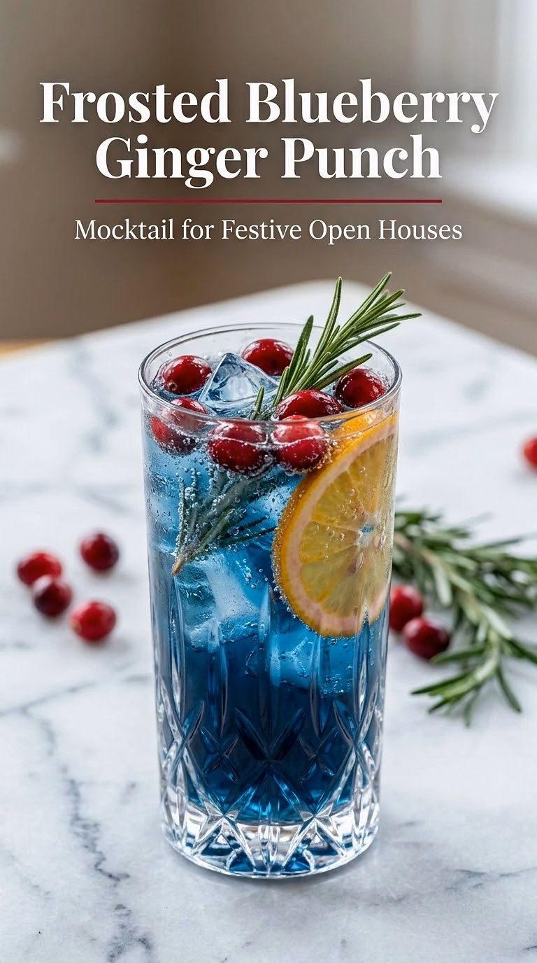 Frosted Blueberry Ginger Punch