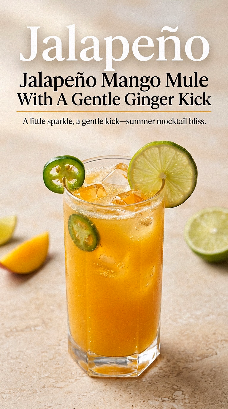 Jalapeño Mango Mule With A Gentle Ginger Kick