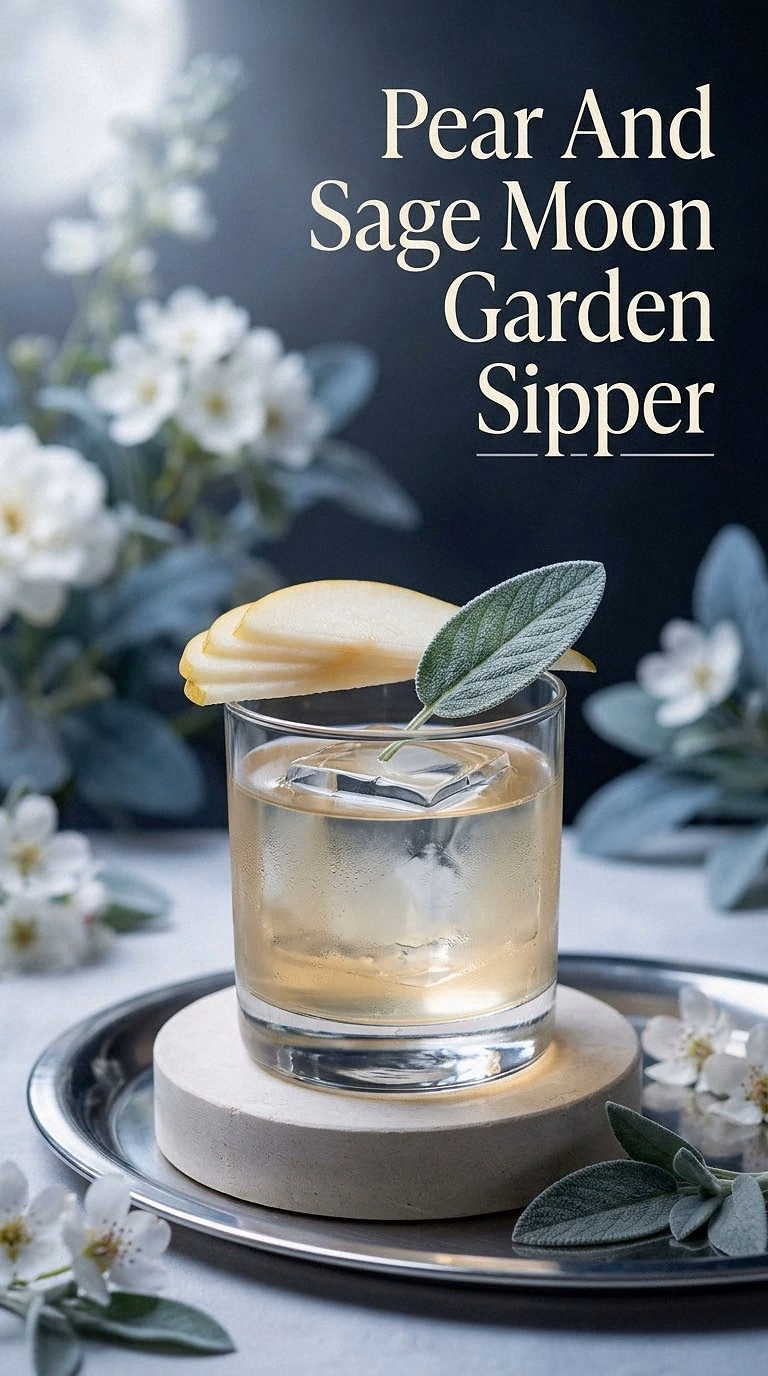 Pear And Sage Moon Garden Sipper