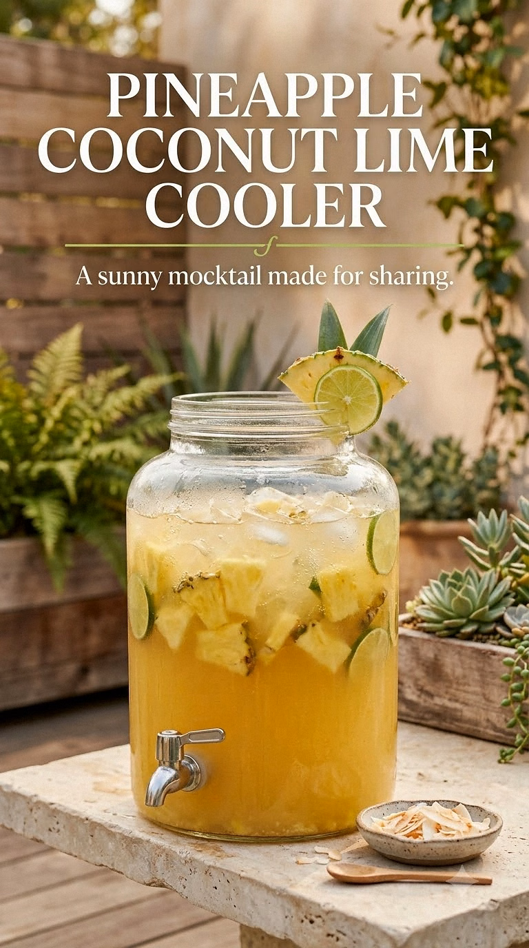 Pineapple Coconut Lime Cooler
