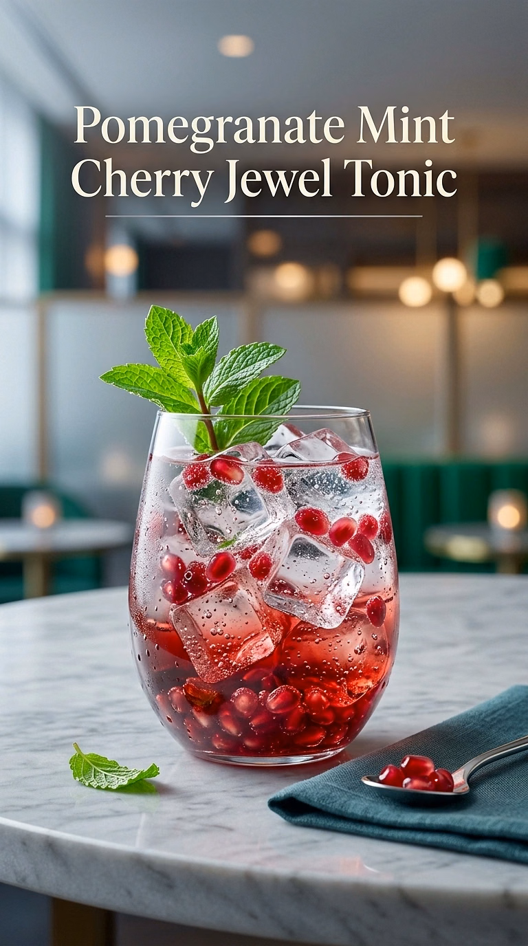 Pomegranate Mint Cherry Jewel Tonic