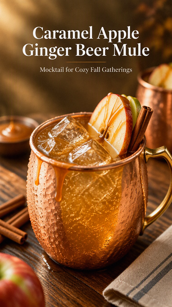 Caramel Apple Ginger Beer Mule