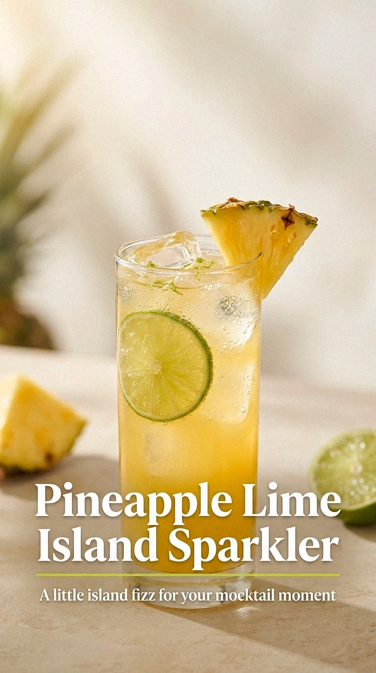 Pineapple Lime Island Sparkler