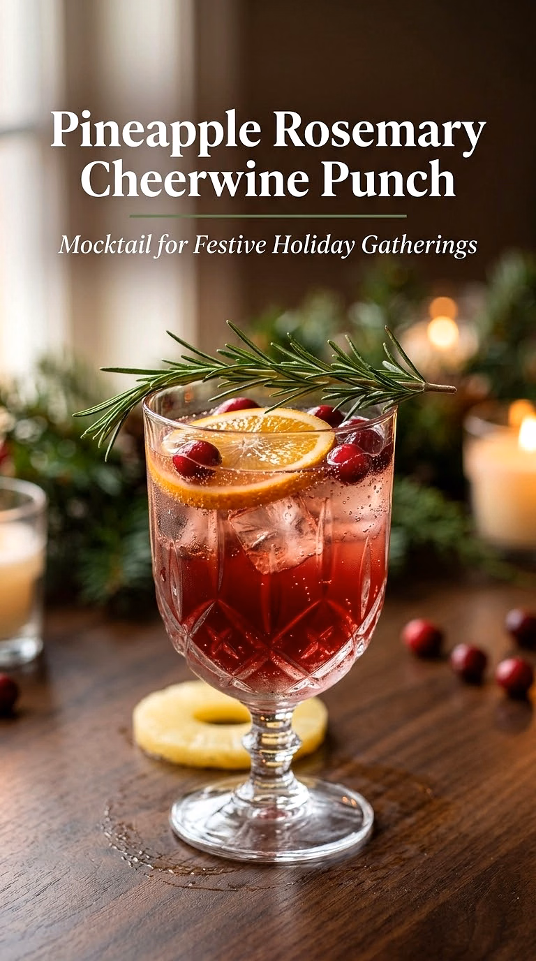 Pineapple Rosemary Cheerwine Punch