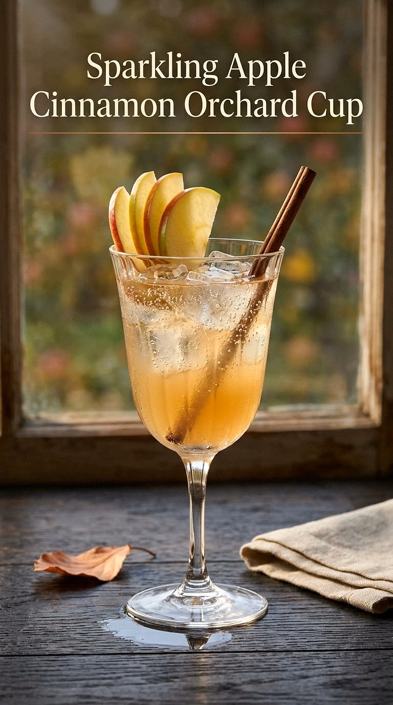 Sparkling Apple Cinnamon Orchard Cup