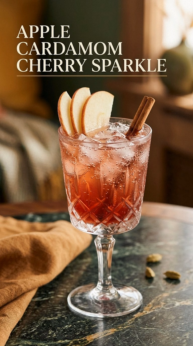 Apple Cardamom Cherry Sparkle