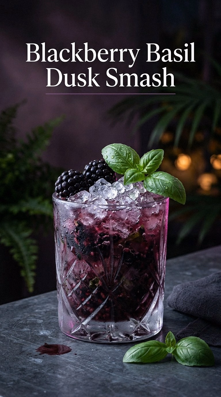 Blackberry Basil Dusk Smash
