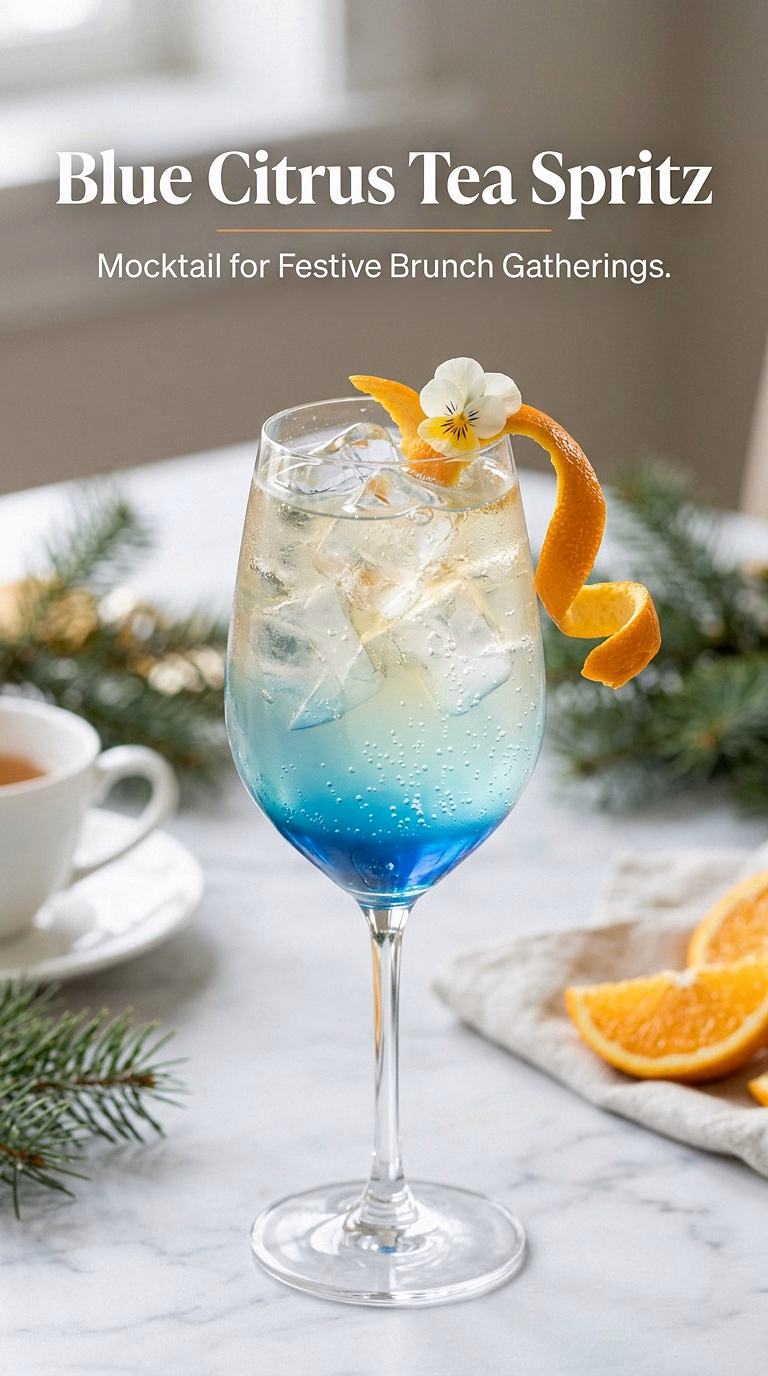 Blue Citrus Tea Spritz