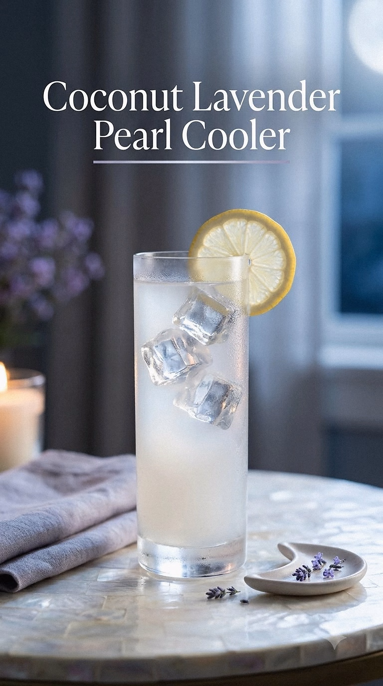 Coconut Lavender Pearl Cooler
