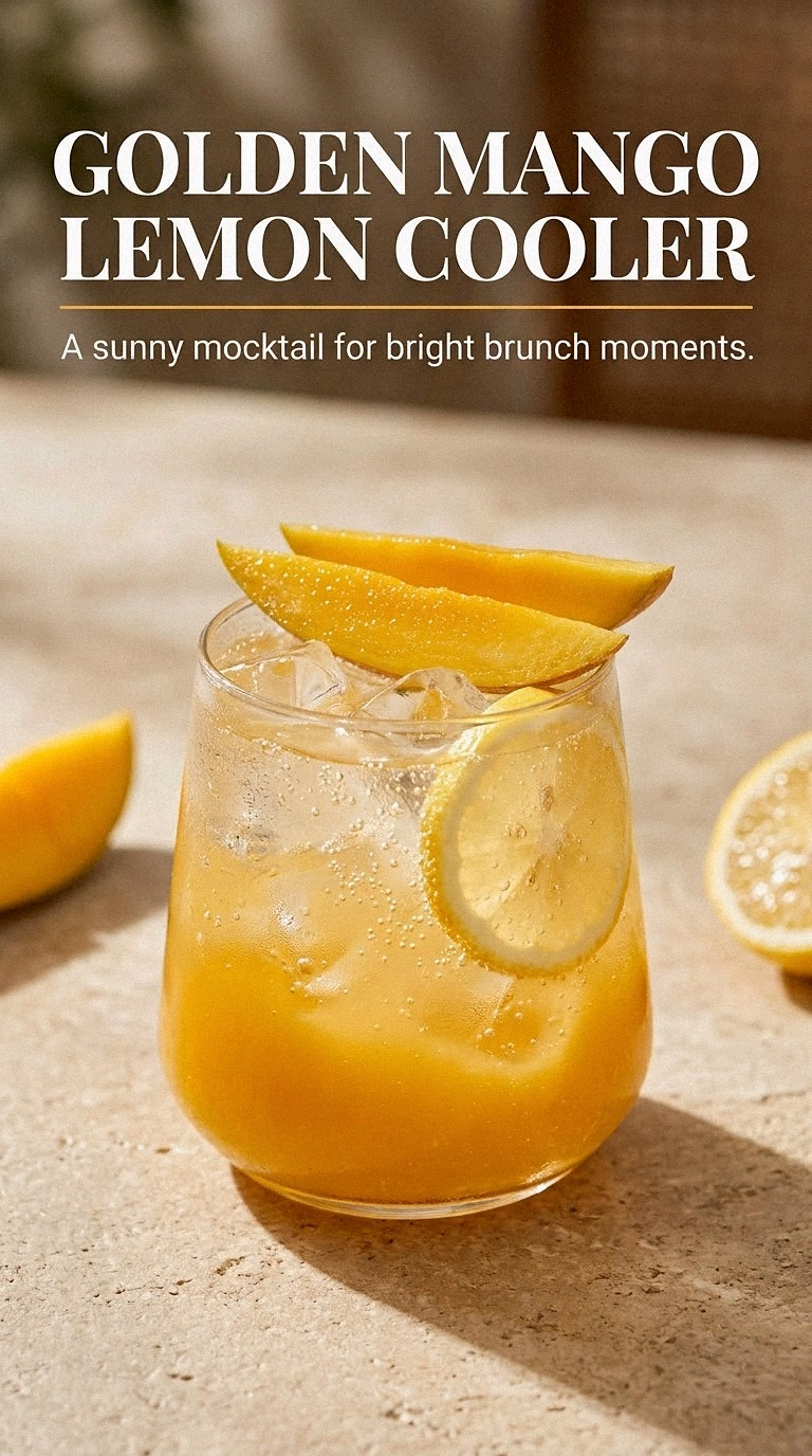 Golden Mango Lemon Cooler