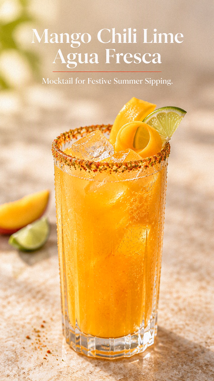 Mango Chili Lime Agua Fresca