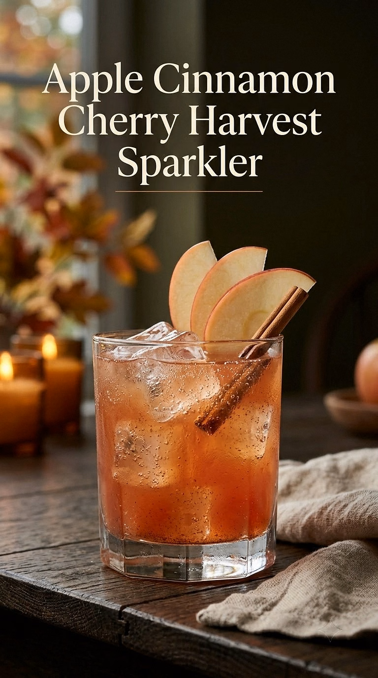 Apple Cinnamon Cherry Harvest Sparkler