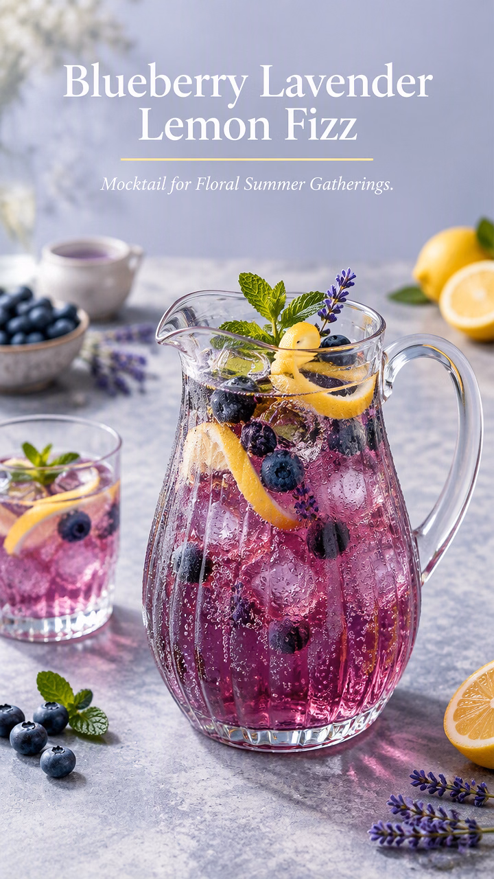 Blueberry Lavender Lemon Fizz