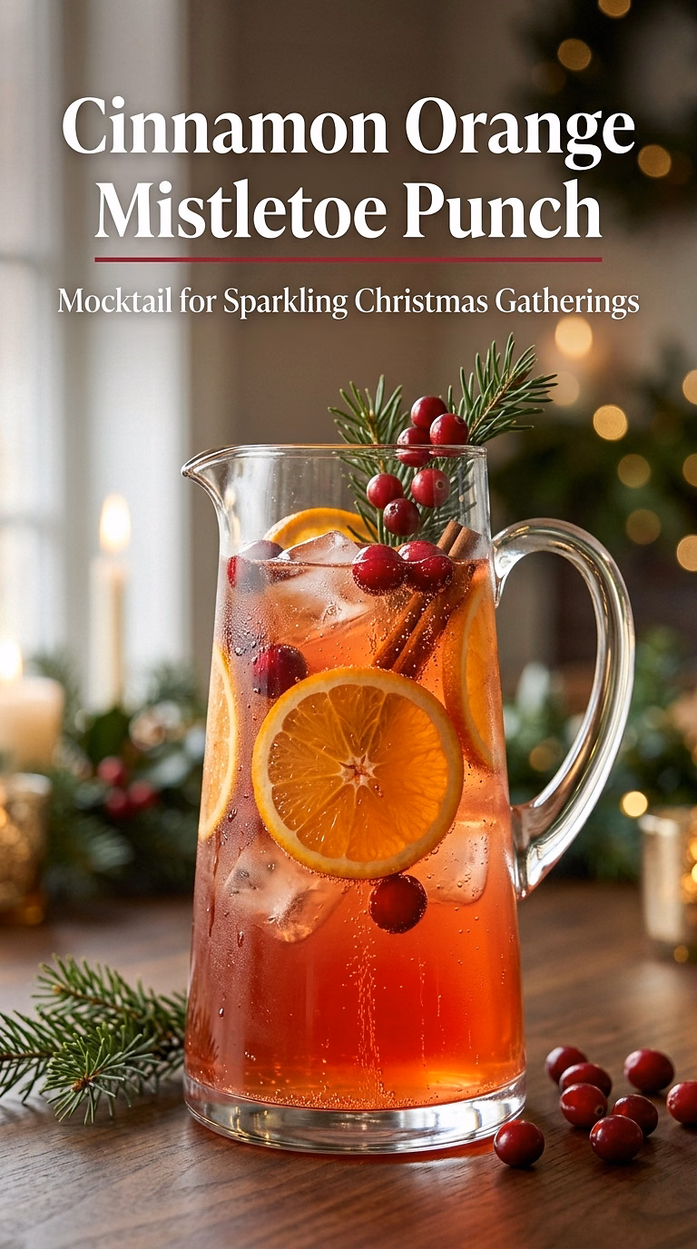 Cinnamon Orange Mistletoe Punch