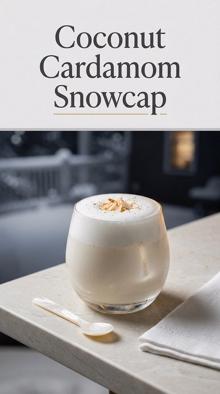 Coconut Cardamom Snowcap