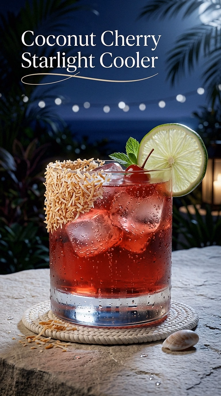 Coconut Cherry Starlight Cooler