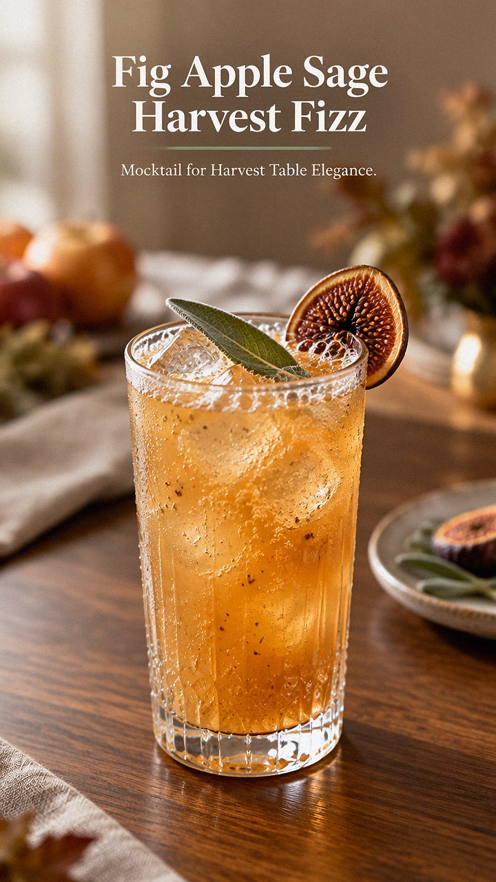 Fig Apple Sage Harvest Fizz
