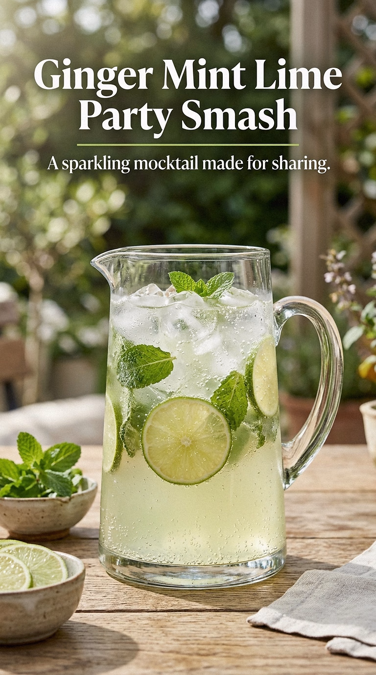 Ginger Mint Lime Party Smash