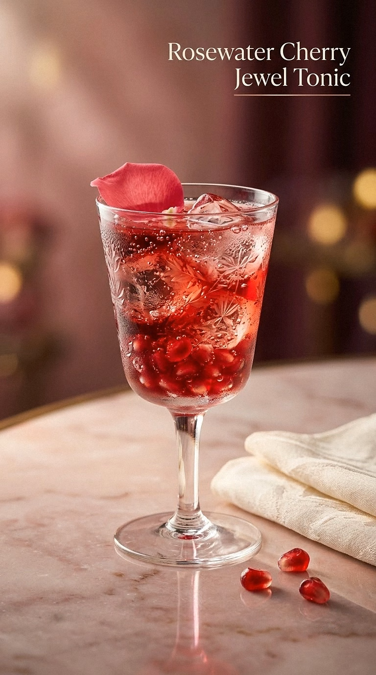 Rosewater Cherry Jewel Tonic