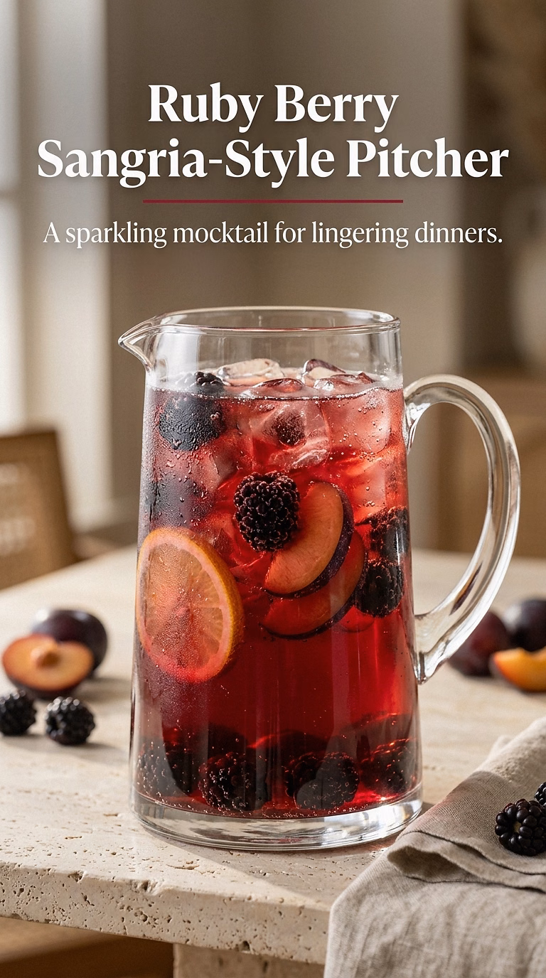 Ruby Berry Sangria-Style Pitcher