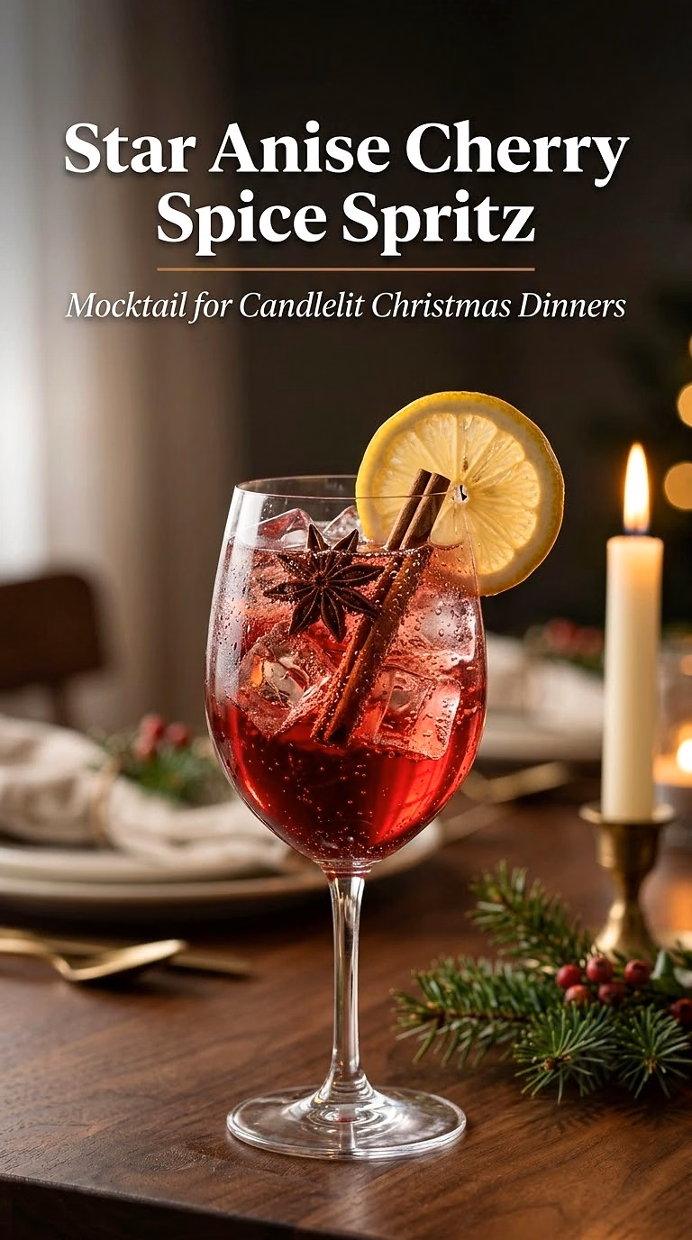 Star Anise Cherry Spice Spritz