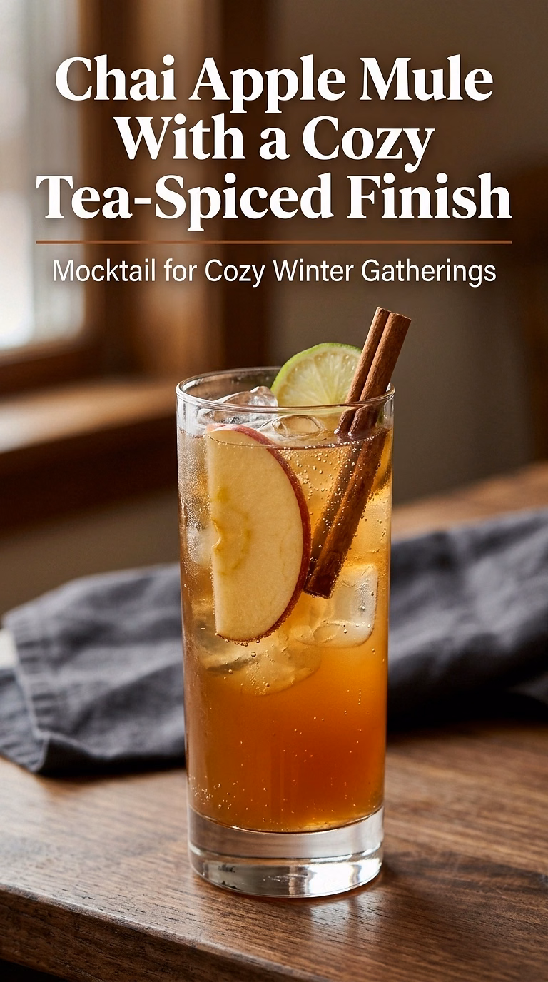 Chai Apple Mule With a Cozy Tea-Spiced Finish