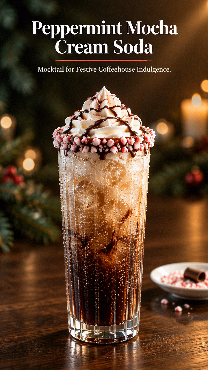Peppermint Mocha Cream Soda