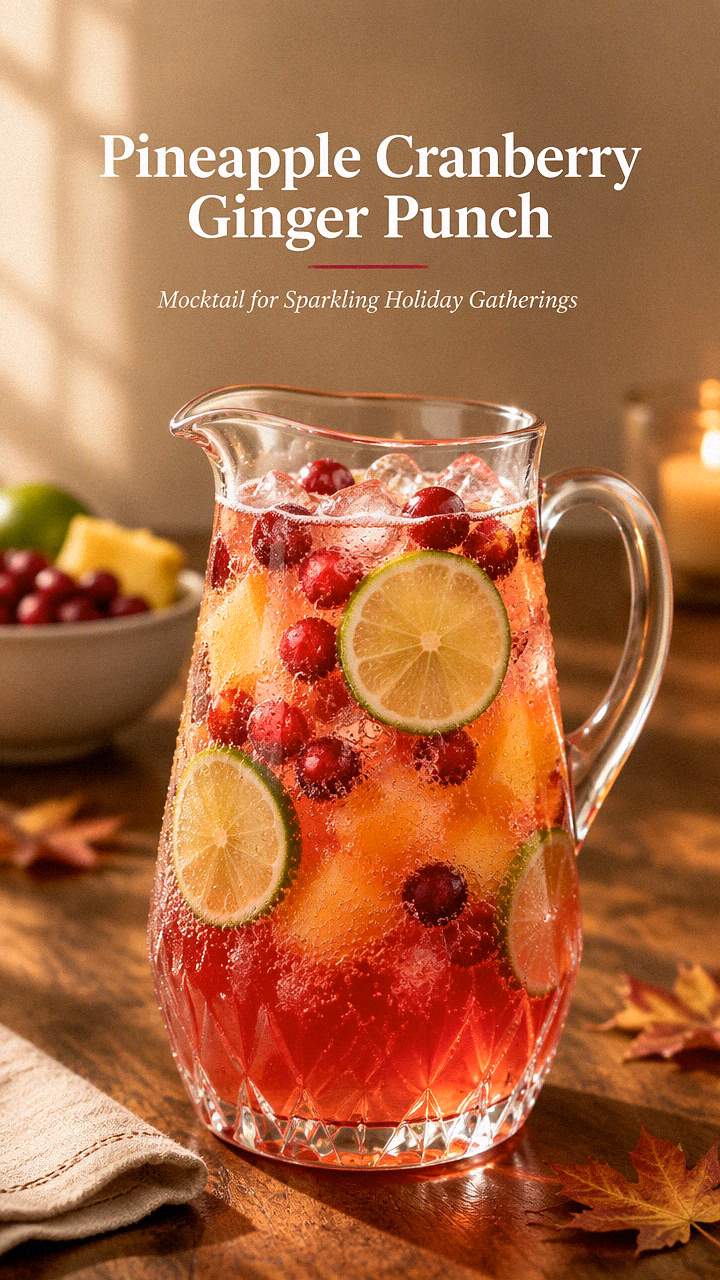 Pineapple Cranberry Ginger Punch
