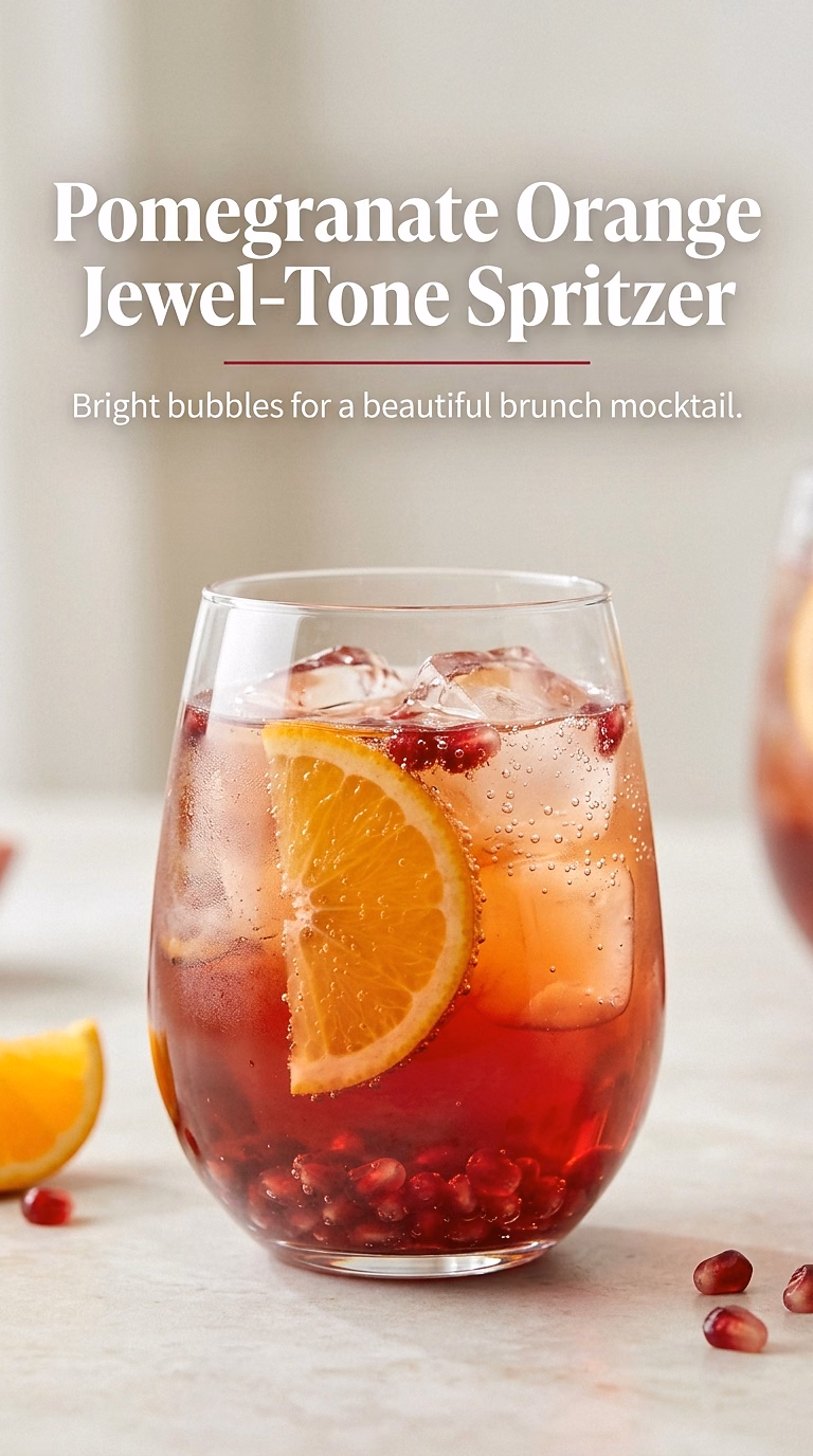 Pomegranate Orange Jewel-Tone Spritzer