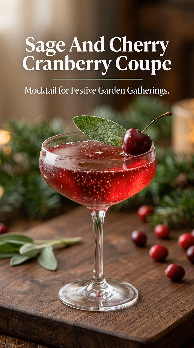 Sage And Cherry Cranberry Coupe
