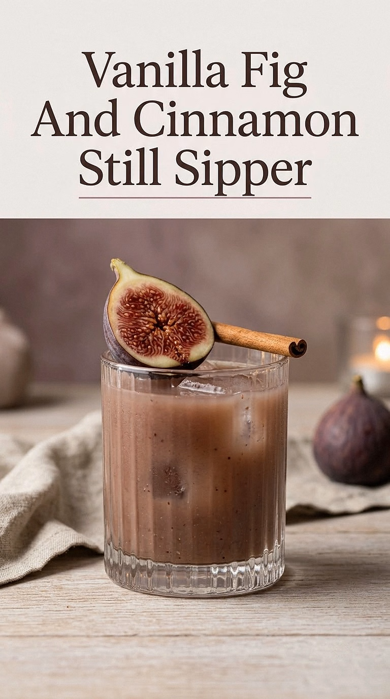 Vanilla Fig And Cinnamon Still Sipper