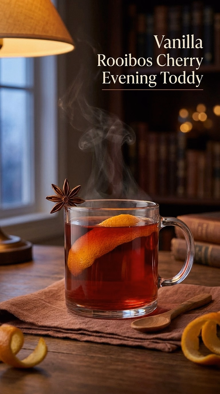 Vanilla Rooibos Cherry Evening Toddy