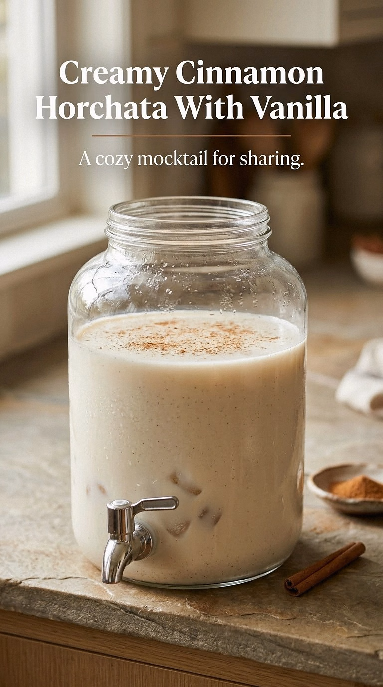 Creamy Cinnamon Horchata With Vanilla